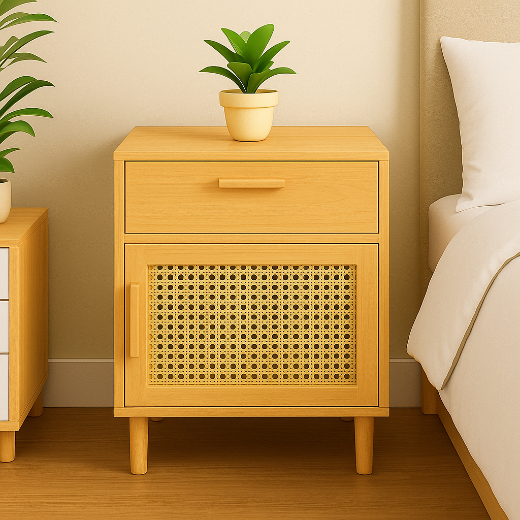 Velador Madera Clara 50×40×65-3