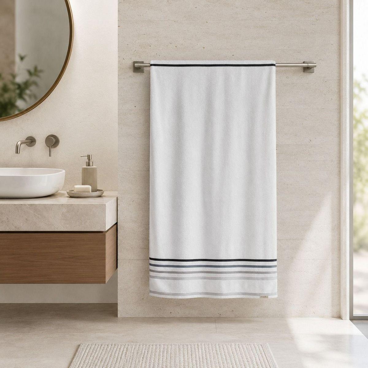 Sábana De Baño Karsten Lumina 86x150 Cm Algodón 500G-2