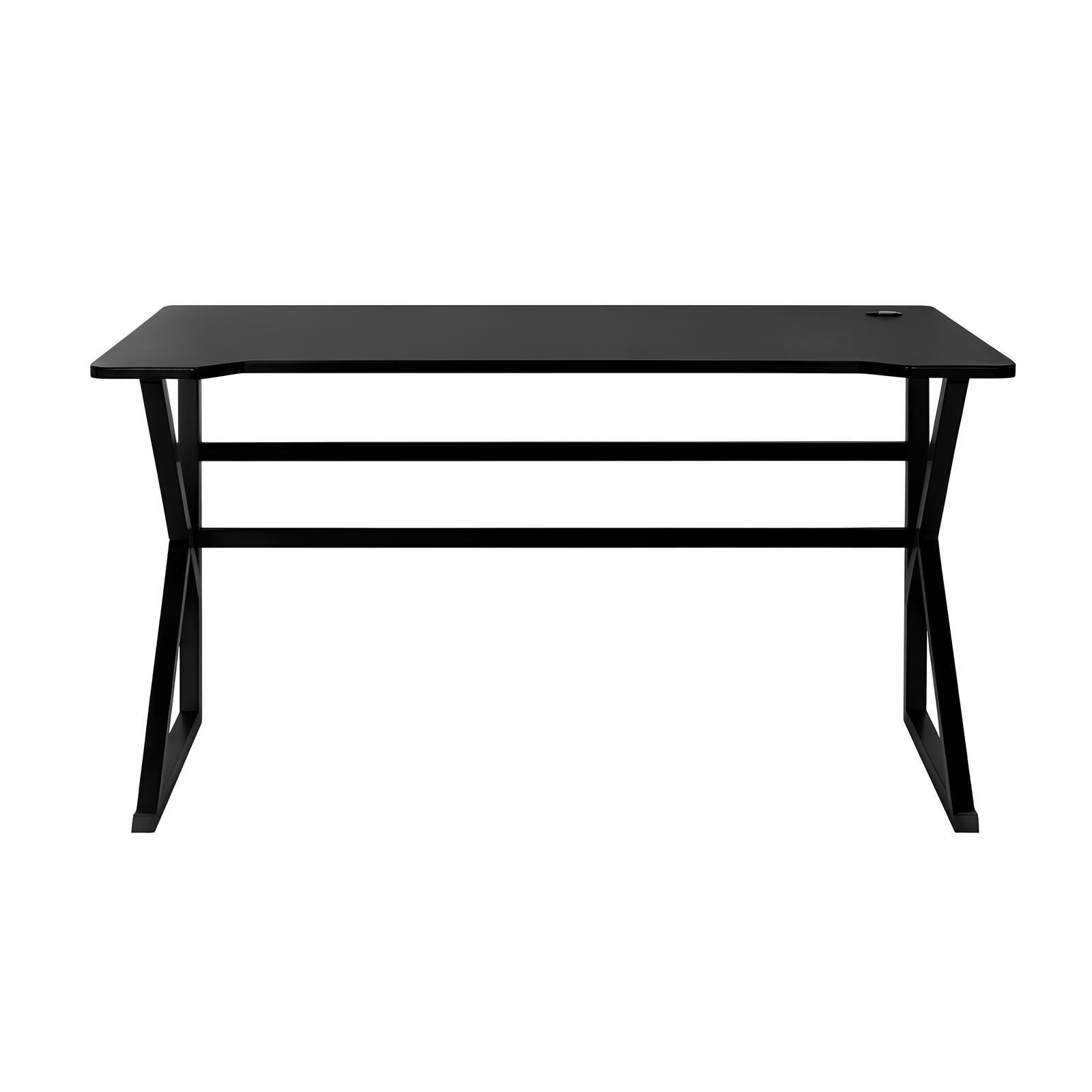 Escritorio Gamer Black Fx Para Pc Amplio Resistente Diseño Negro-6