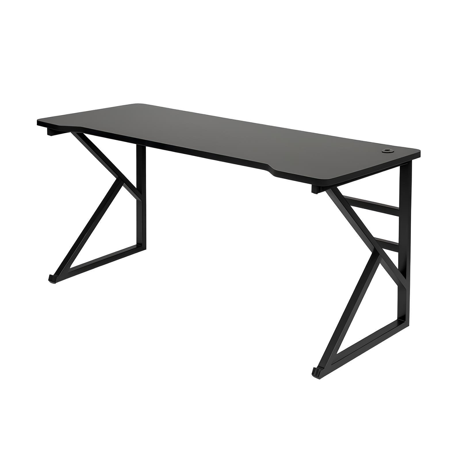 Escritorio Gamer Black Fx Para Pc Amplio Resistente Diseño Negro-7