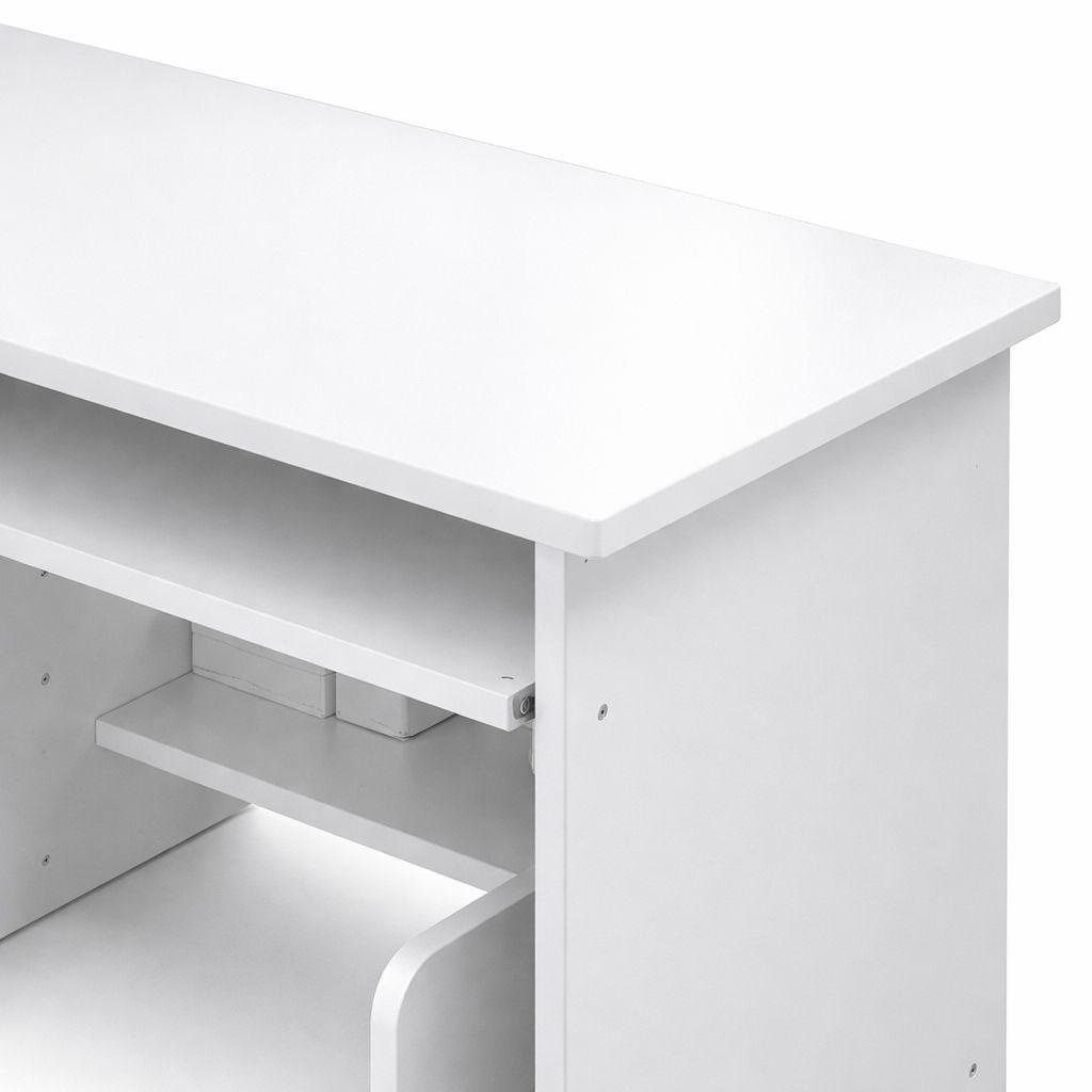 Escritorio Blanco 120 Cm Para Home Office-2