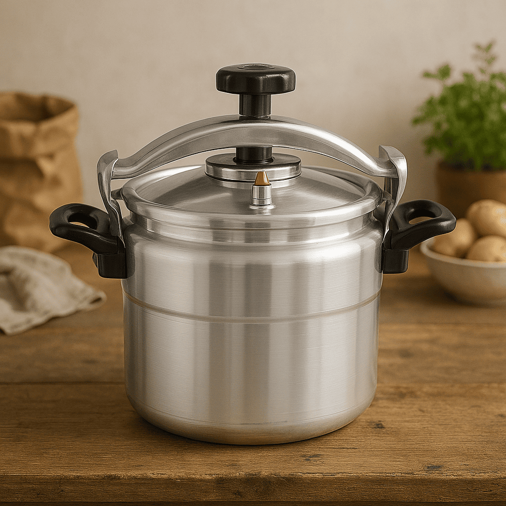 Olla A Presión Wens 8 Litros Aluminio Grueso 2,5 Mm, Rápida Plateado-2