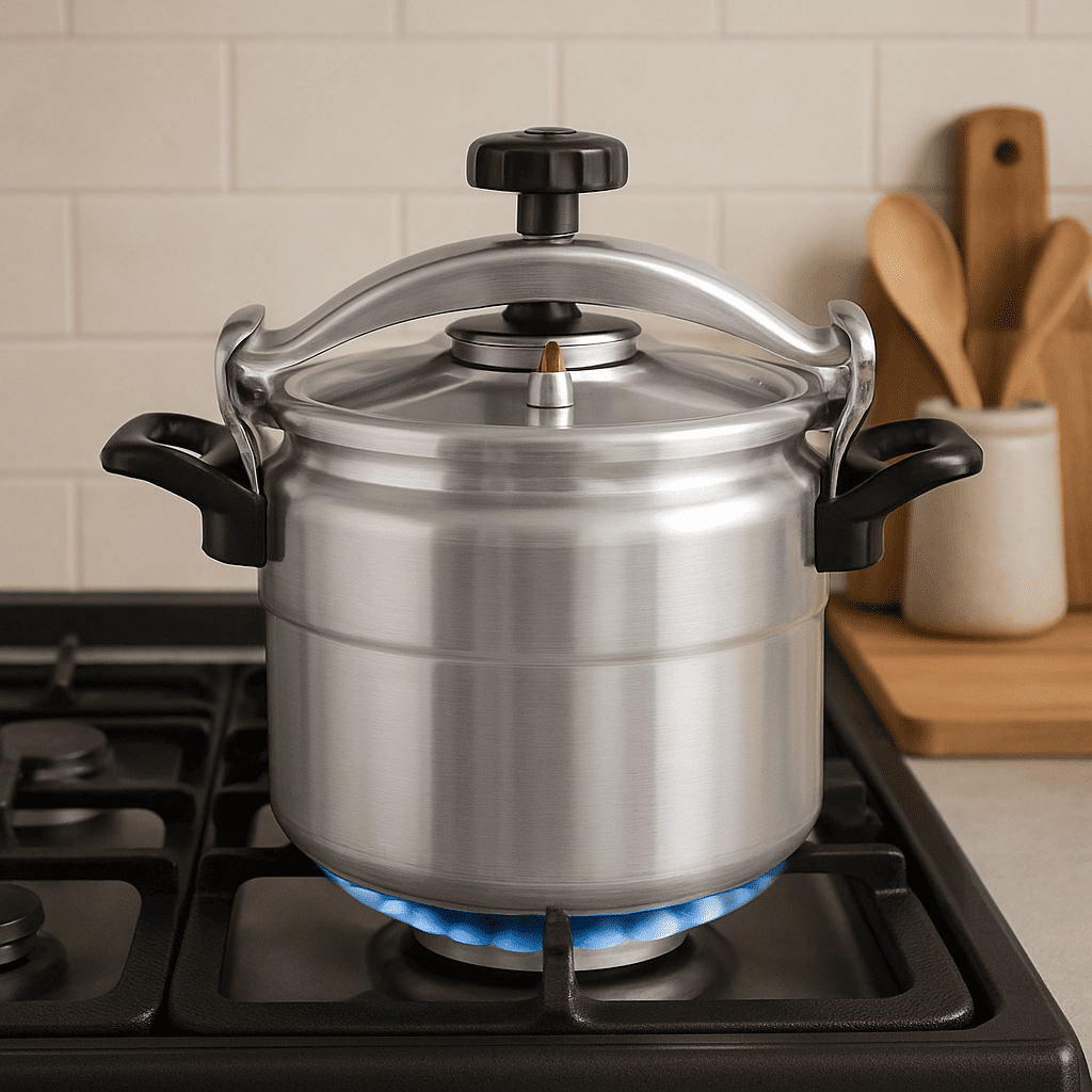 Olla A Presión Wens 8 Litros Aluminio Grueso 2,5 Mm, Rápida Plateado-3