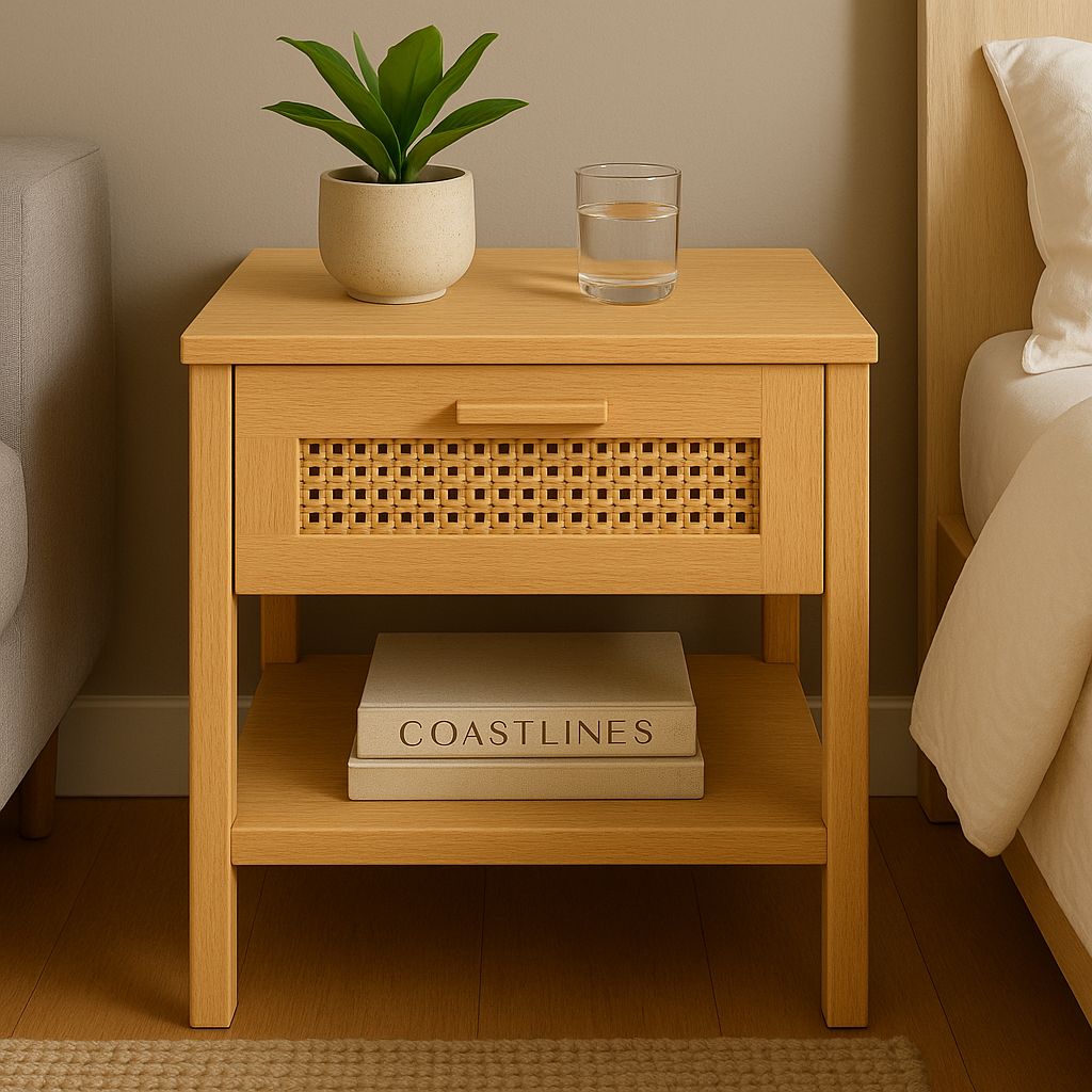 Velador Madera Clara 40×40×48-4