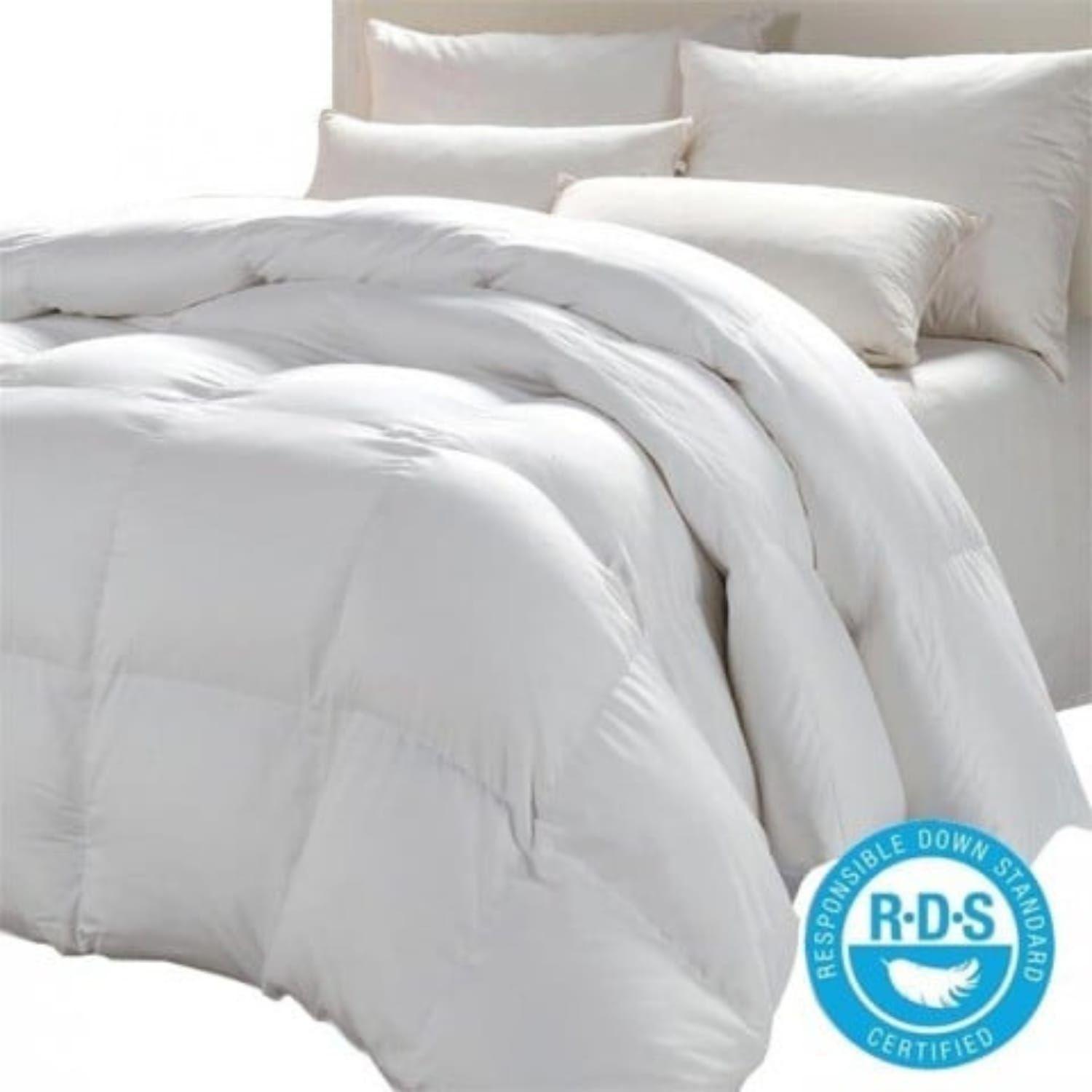 Plumón super King invierno pluma de ganso 30% pluma pecho certificado -0