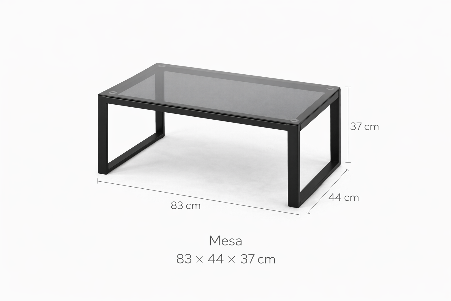 Set de Terraza 4 Piezas Negro con Cojines Beige con Sofá, Sillas y Mesa Vidrio-4