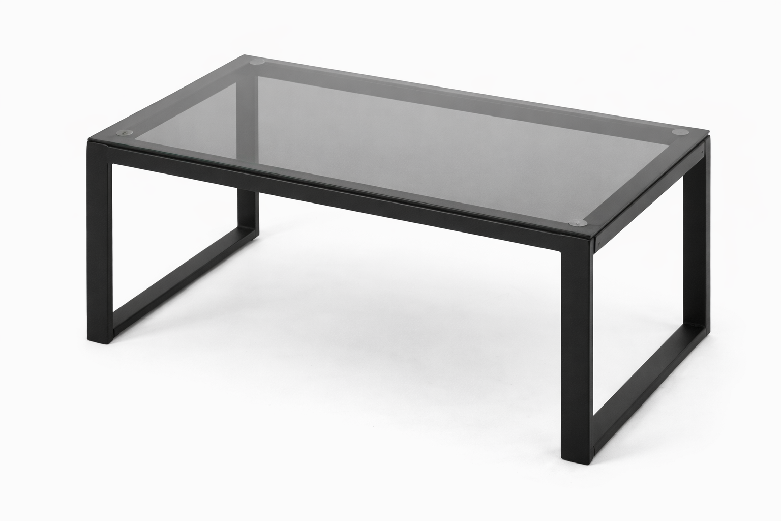 Set de Terraza 4 Piezas Negro con Cojines Beige con Sofá, Sillas y Mesa Vidrio-6