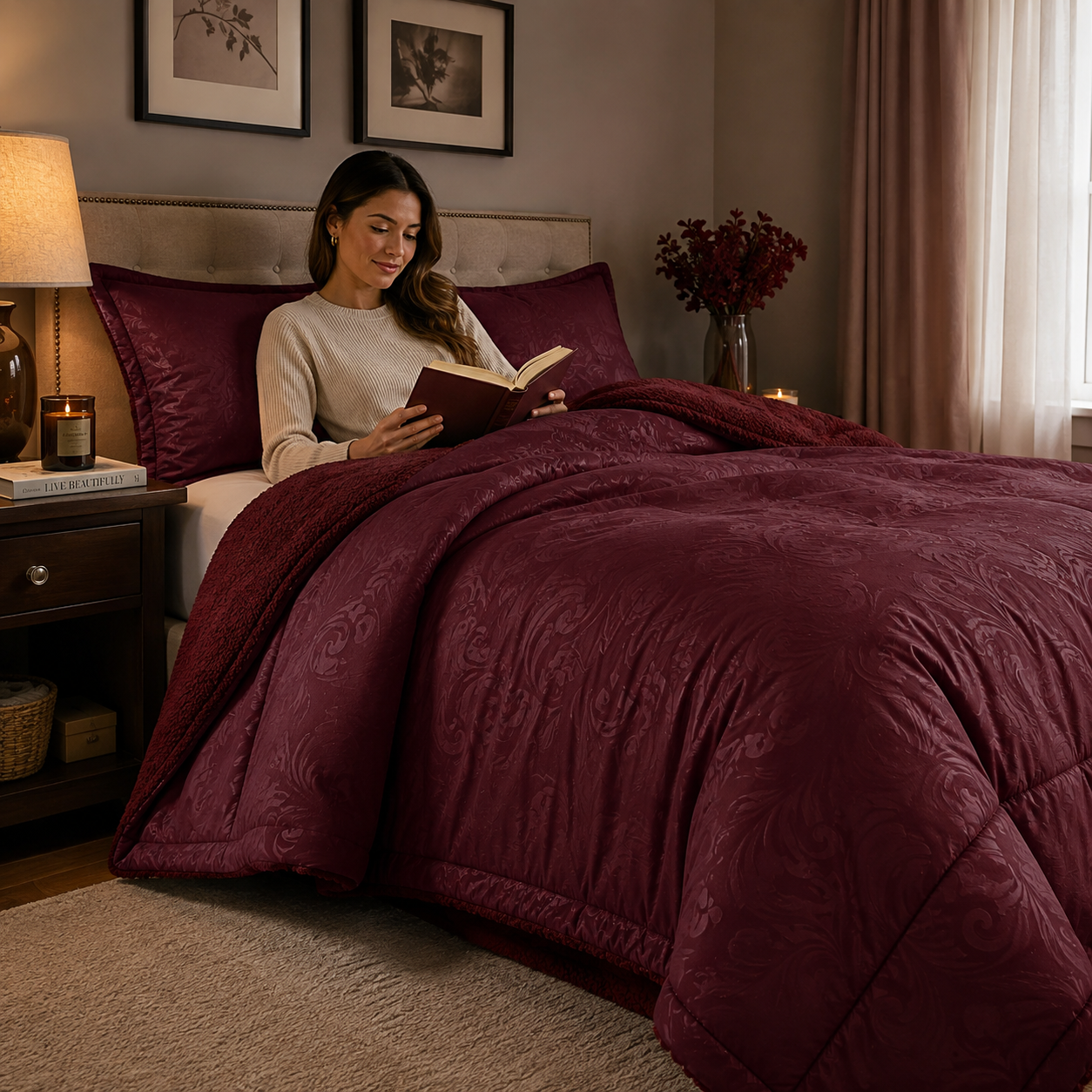 CUBRECAMA SHERPA MARTINÉ SONYA 2 PLAZAS – 230 X 250 CM-4