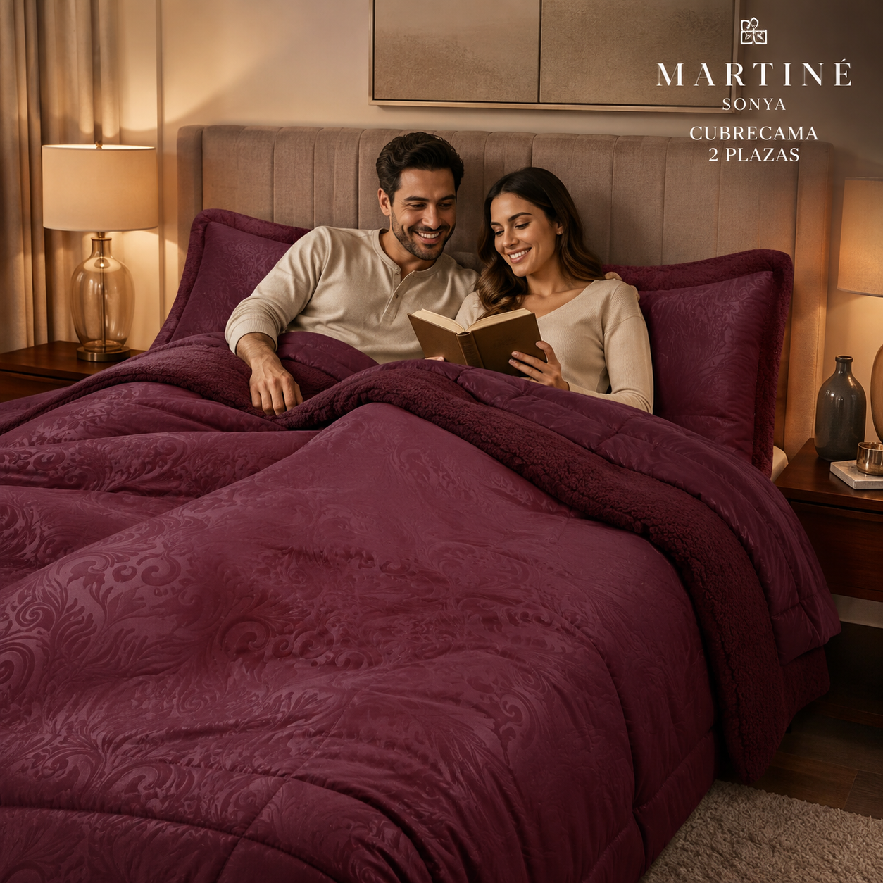 CUBRECAMA SHERPA MARTINÉ SONYA 2 PLAZAS – 230 X 250 CM-5