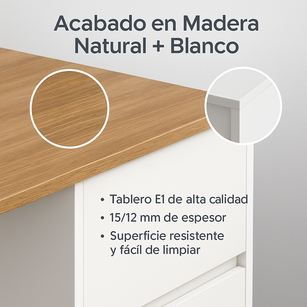 Escritório Moderno Home Office Diseño Minimalista White Blanco-2