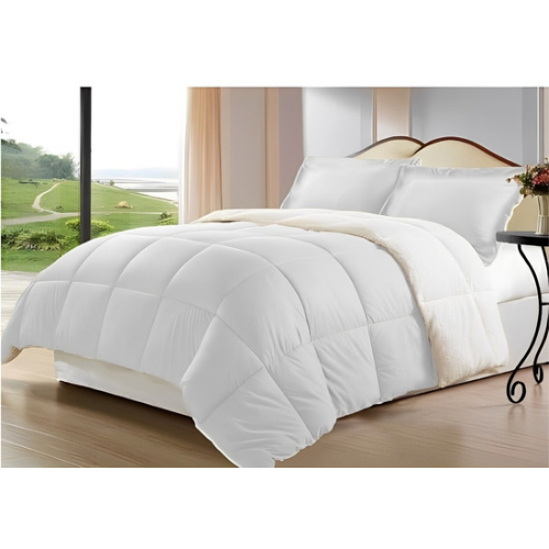 Plumon sherpa Confort 1/5 color blanco-1