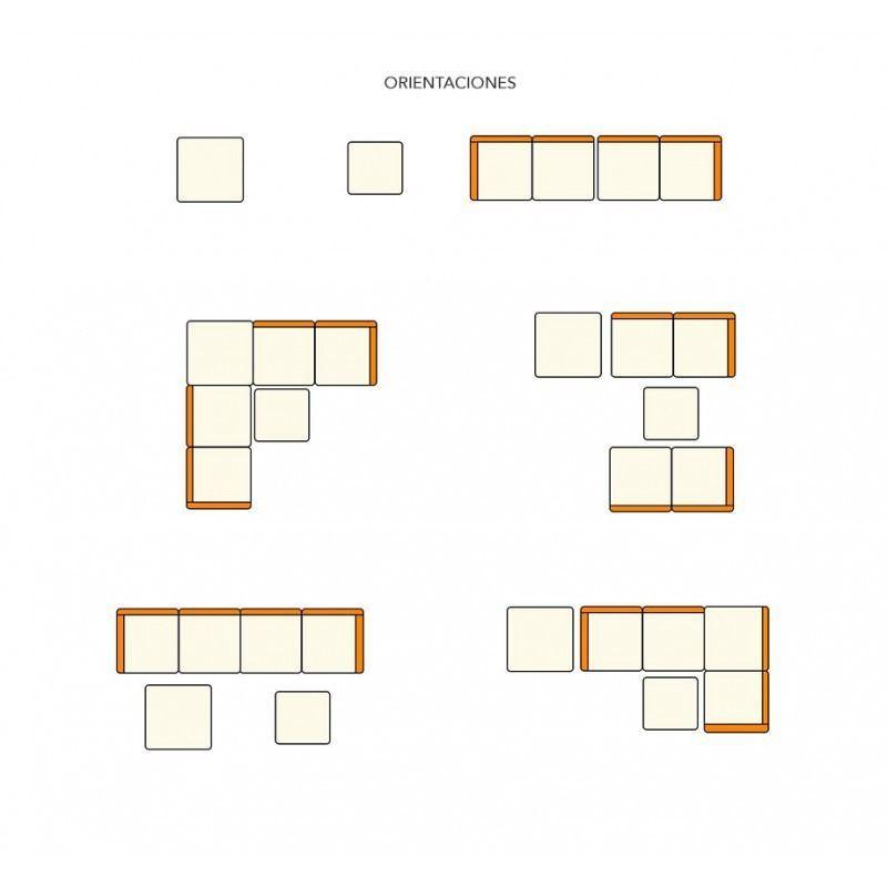 Set Terraza 4 Cuerpos Con Sillones Cojines Mesa De Exterior-6