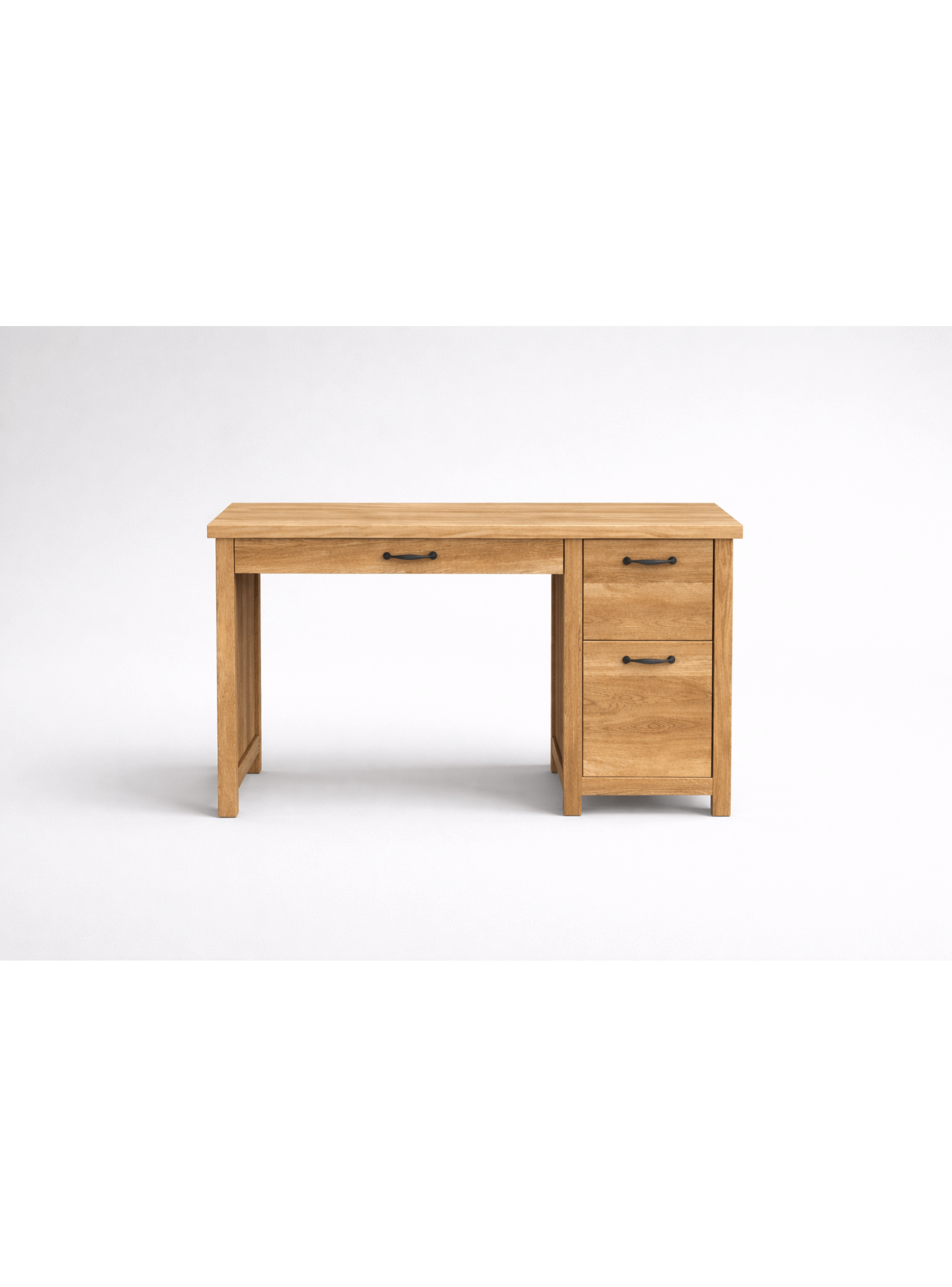 Escritorio 110 cm  con Cajones Laterales 110x45x75 cm-2