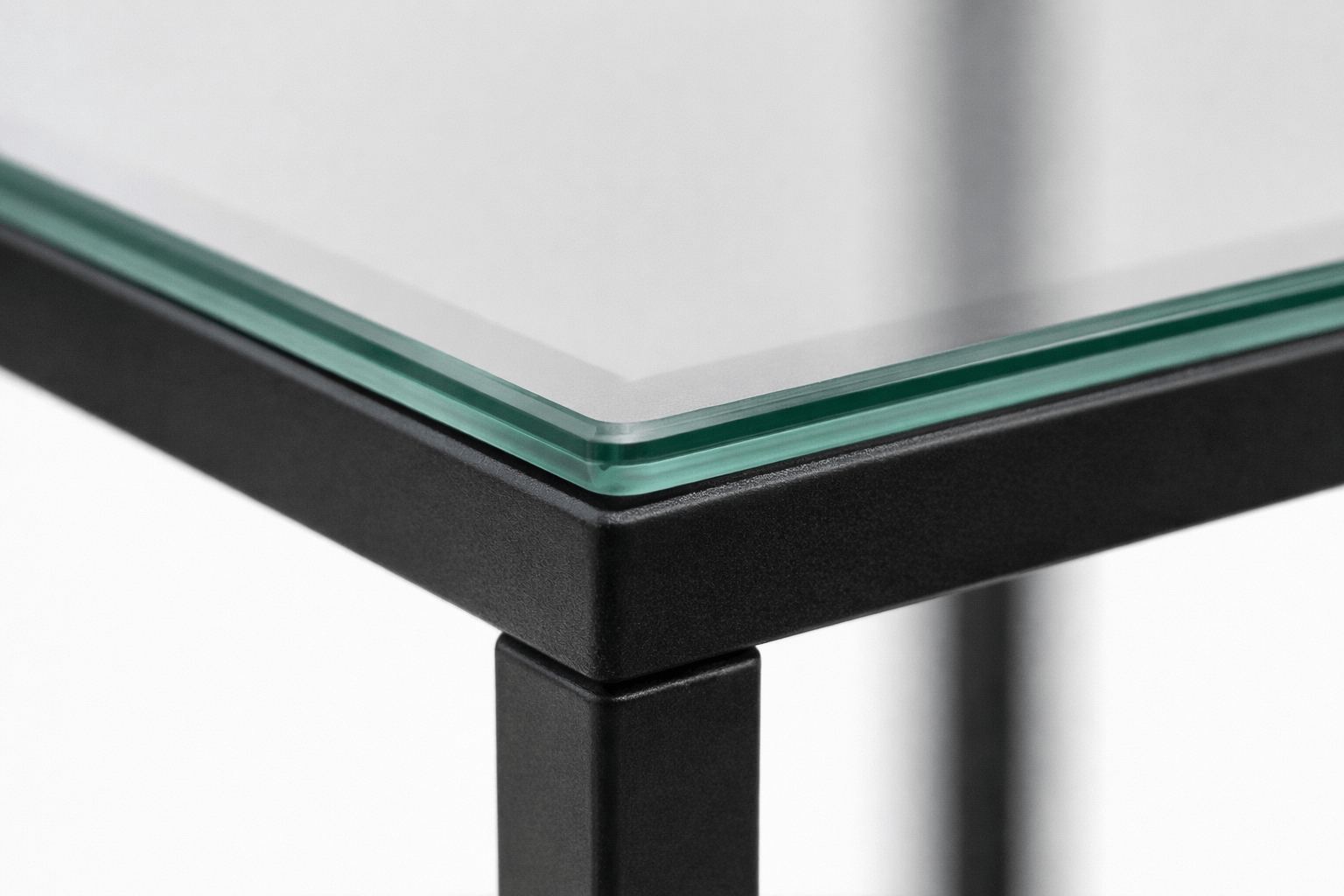 Set Terraza con Sillas de Rattan y Mesa Negra Vidrio Templado-5