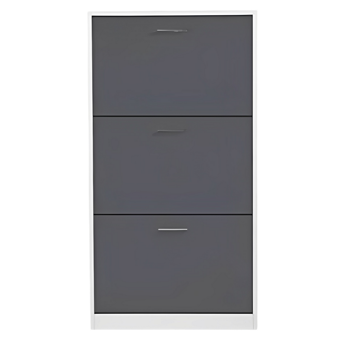 zapatero Velux organizador 3 puertas blanco con gris-0