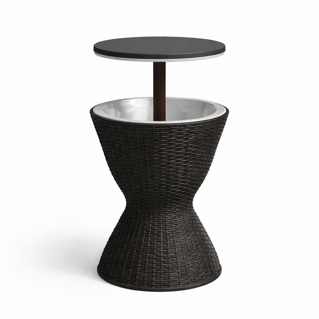 Cooler 2 En 1 Simil Rattan 19 Litros-0