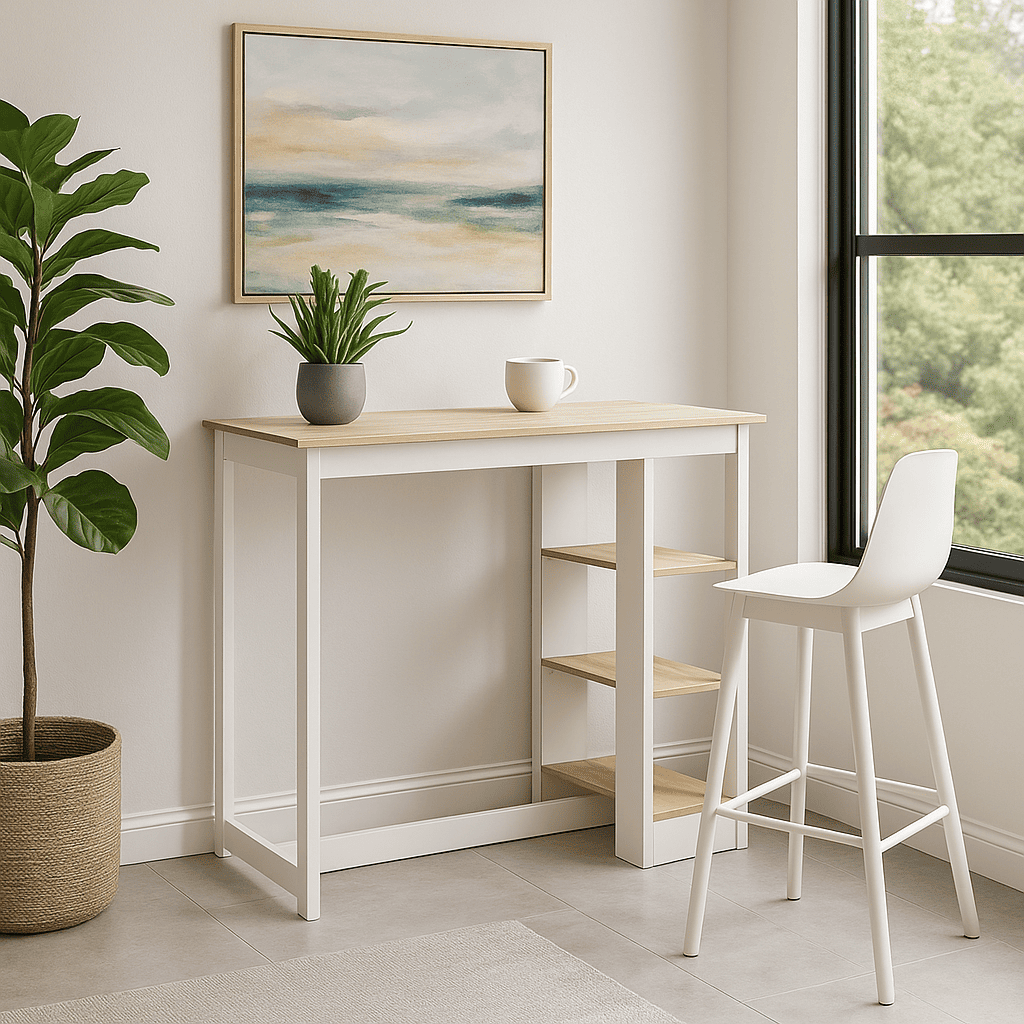 Bar Minimalista Confort de 105Cm Organizador y Escritorio-5