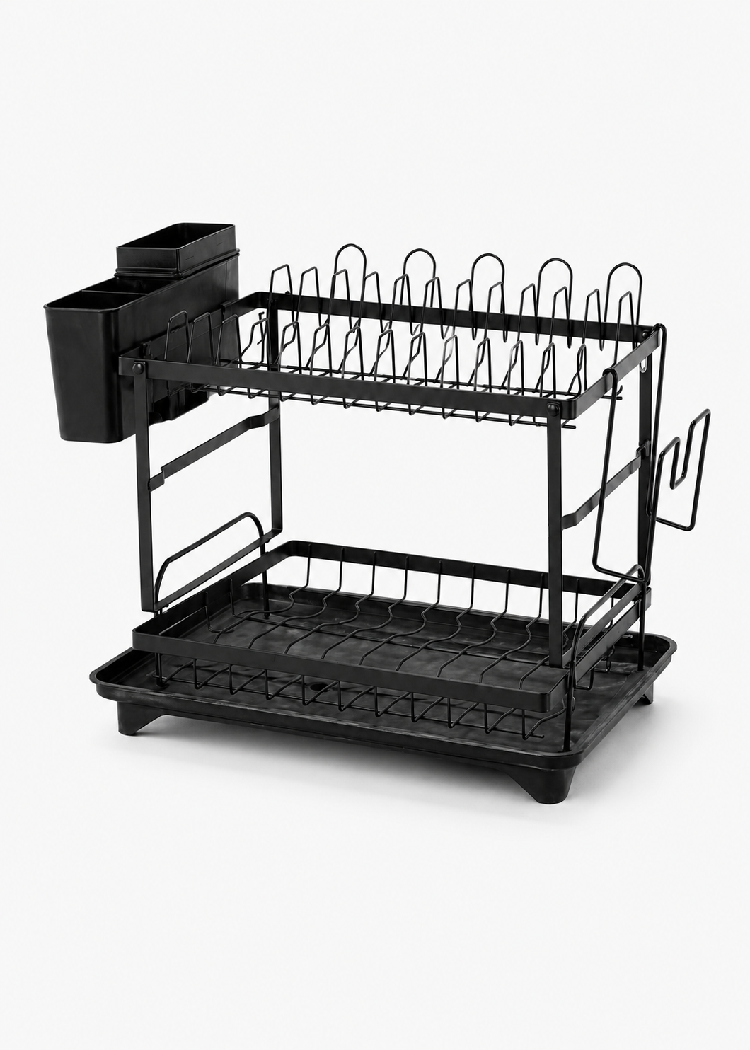 Escurridor De Platos Con Desagüe Para Mesón Más Ordenado-7