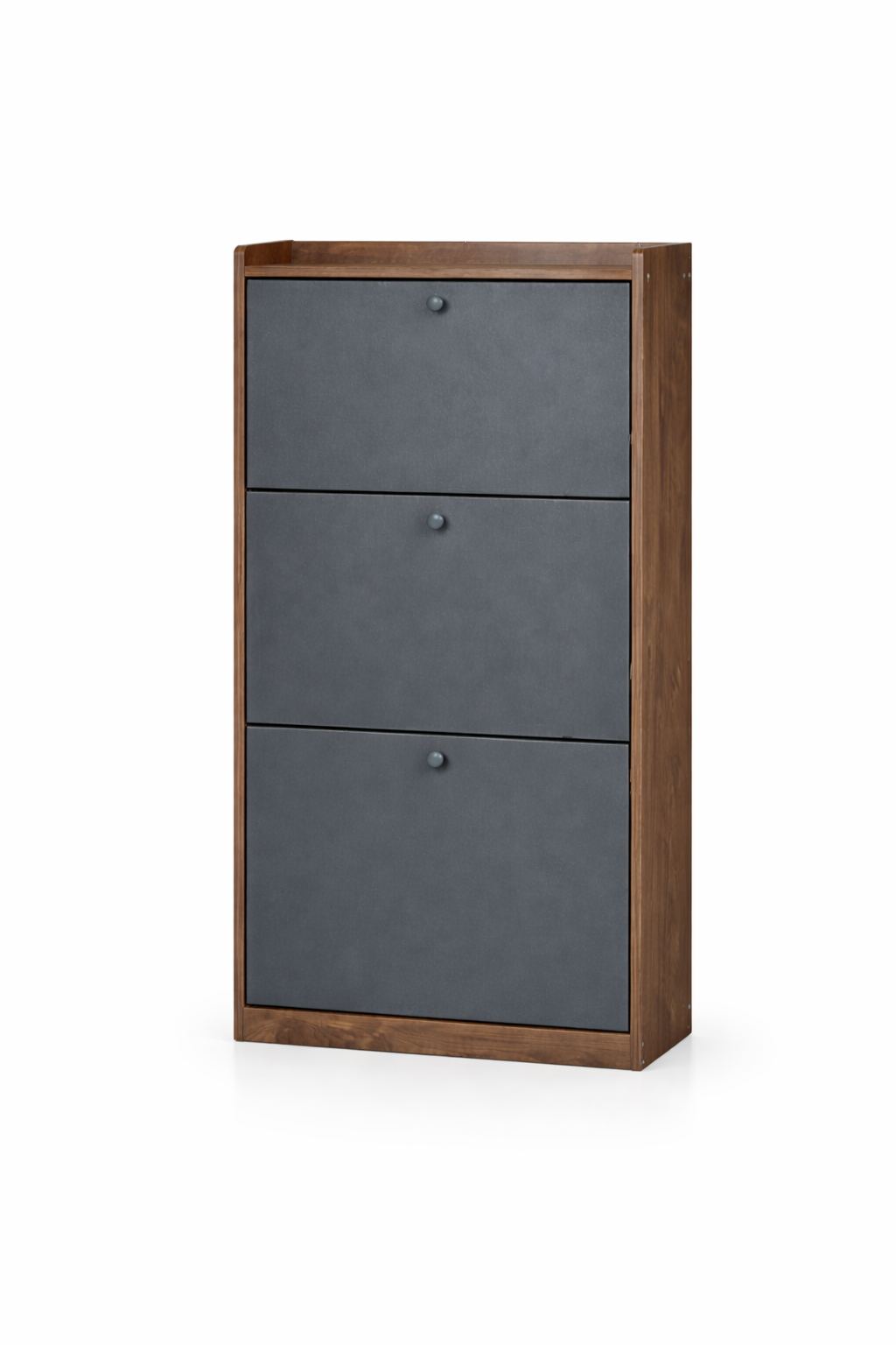 Zapatero Vertical Abatible Velux 18 Pares Gris/Marrón 114×60×24 cm-2