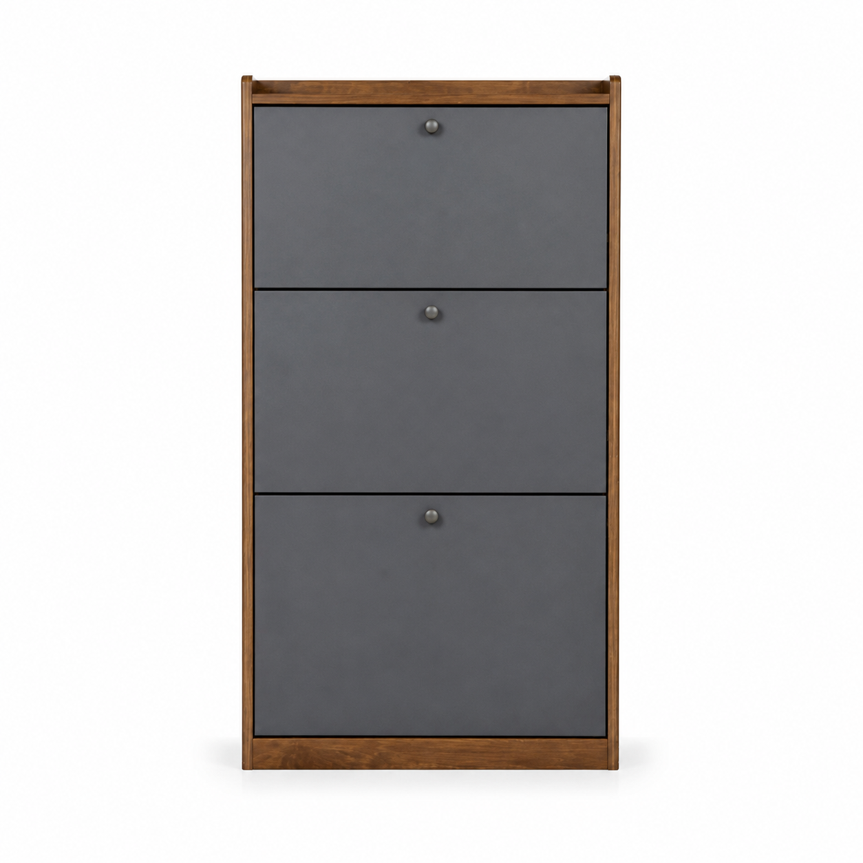 Zapatero Vertical Abatible Velux 18 Pares Gris/Marrón 114×60×24 cm-6