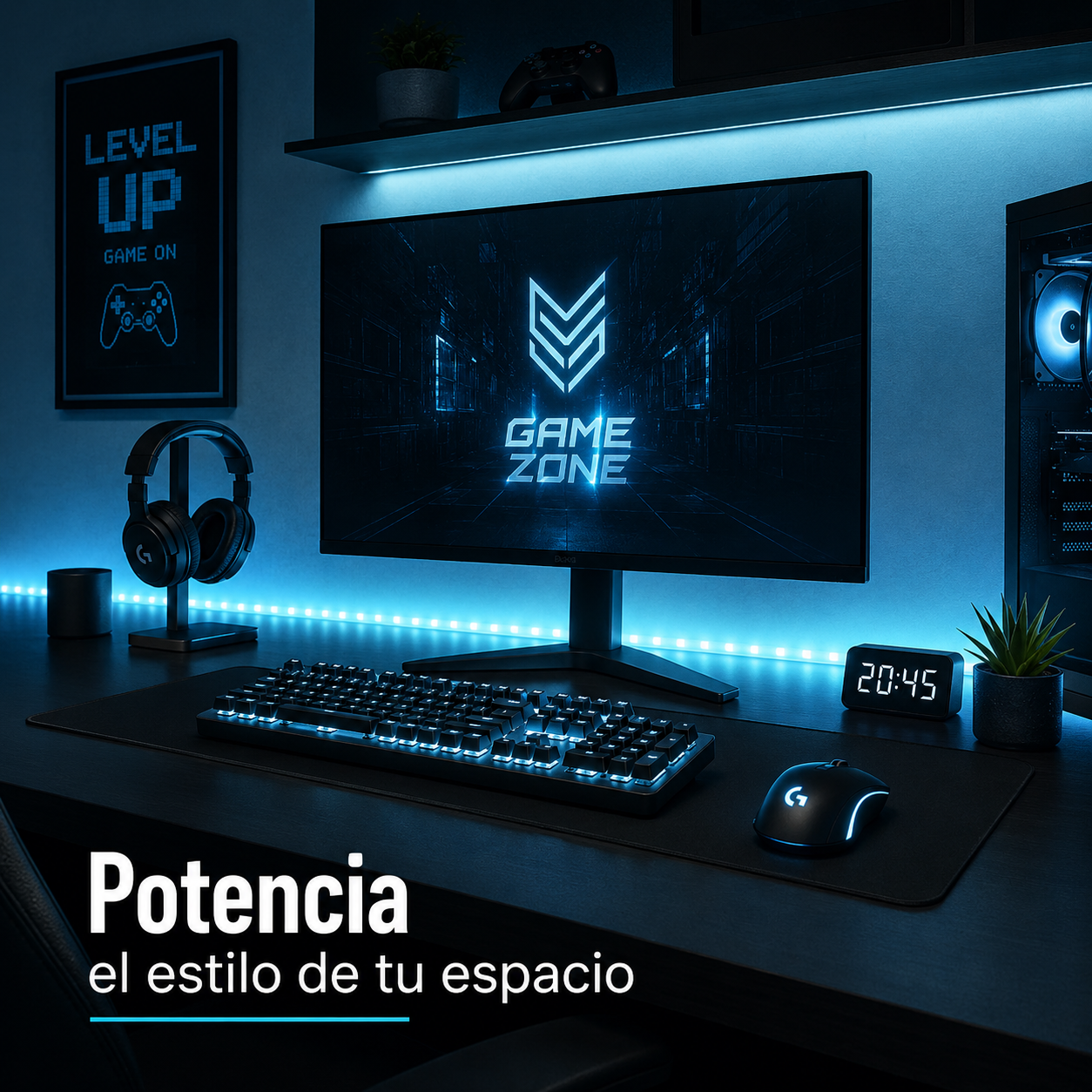 Cinta LED Azul Hielo 100 LED/m Corte Cada 10 cm Adhesiva-5