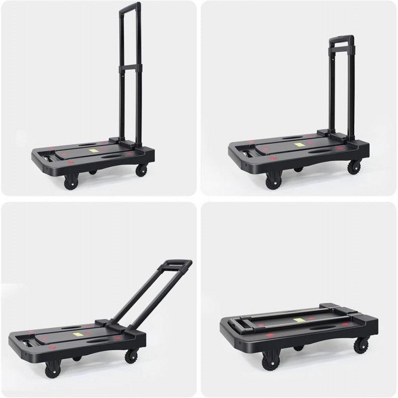 Carrito Plegable Alta Resistencia 150 kg Manilla Extensible-4