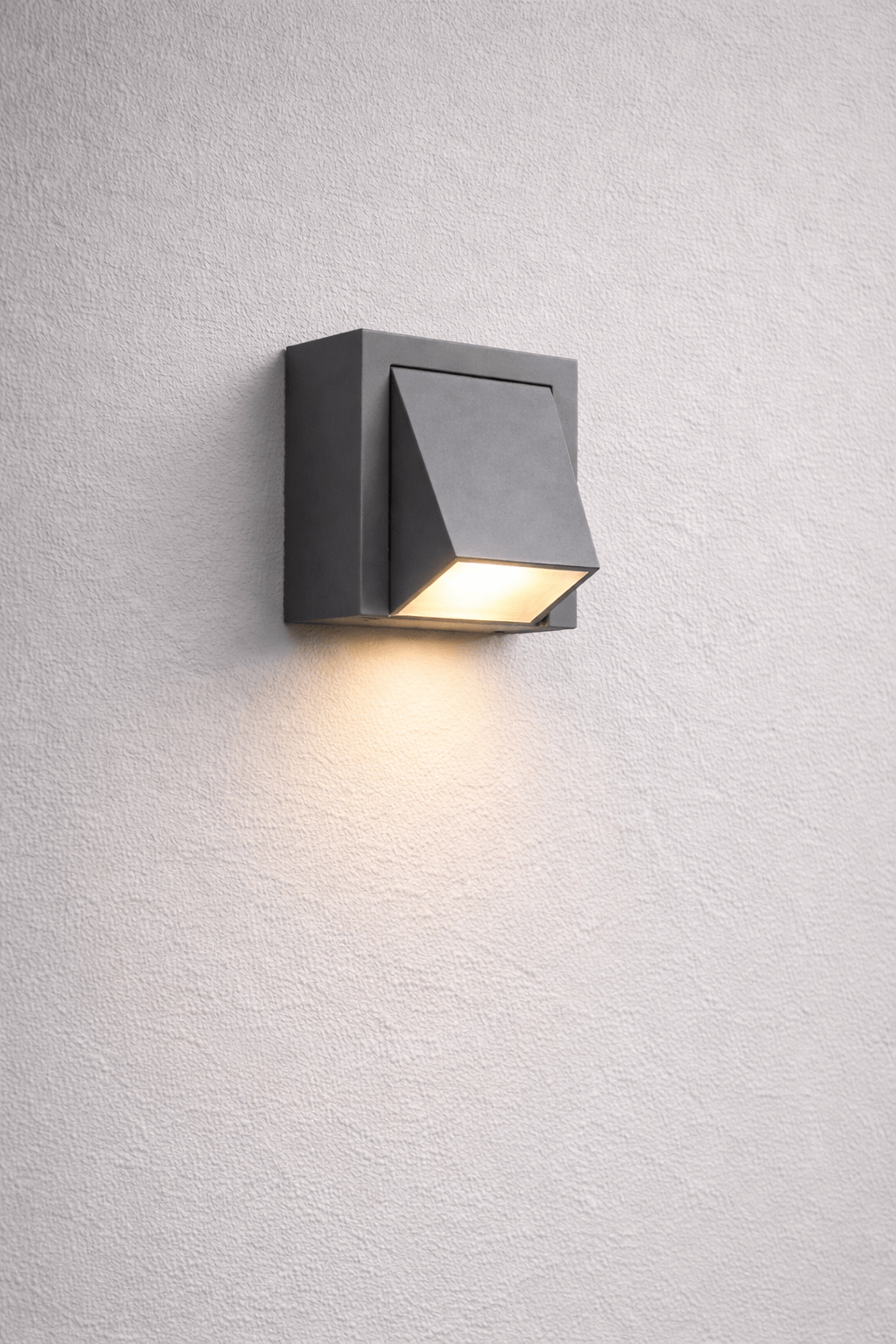 LED Exterior Minimalista Kapelle Aluminio Gris-5