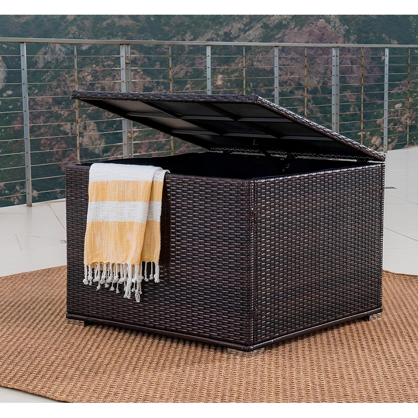 Juego Terraza Mesa De Exterio Con Sillones y Cojines De 4 Cuerpos-7