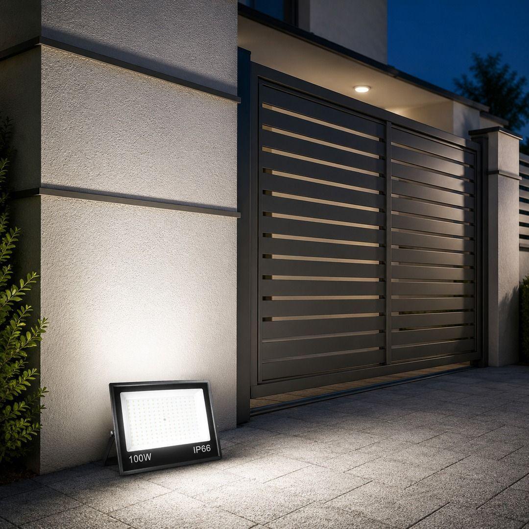 Foco Proyector De Área LED 100W 6000K Atlas IP66 IK08-5