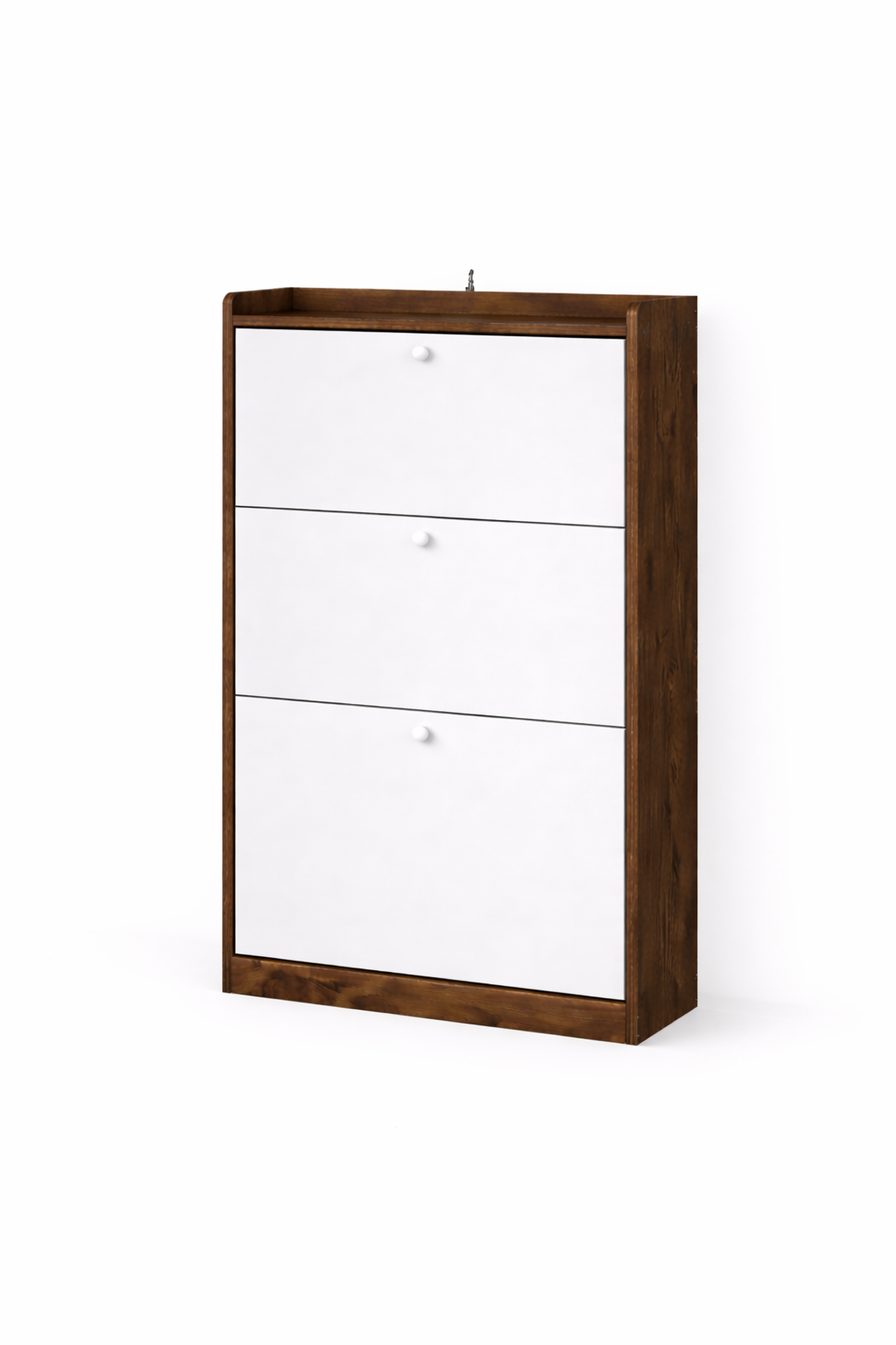 Organizador de Zapatos Velux Blanco/Madera 18 Pares Diseño Moderno 114×60×24-5