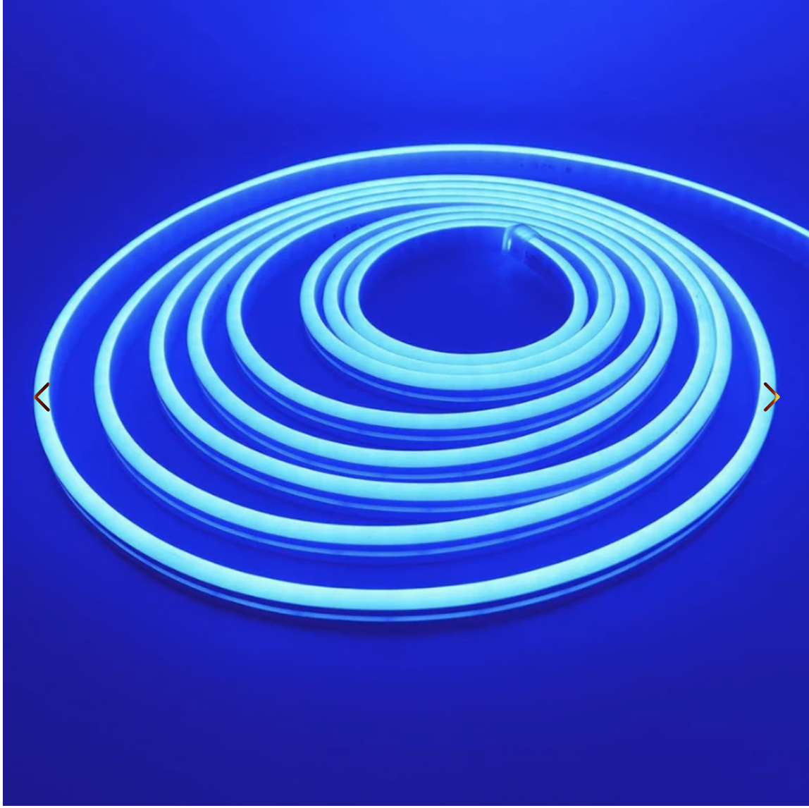 Cinta LED Neón Azul 12V SMD 2835 100 m Corte Cada 3 cm-4