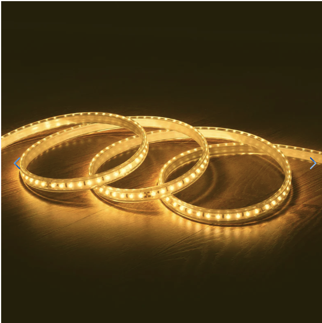 Cinta LED Dorada 100 LED/m Corte Cada 10 cm Adhesiva-6