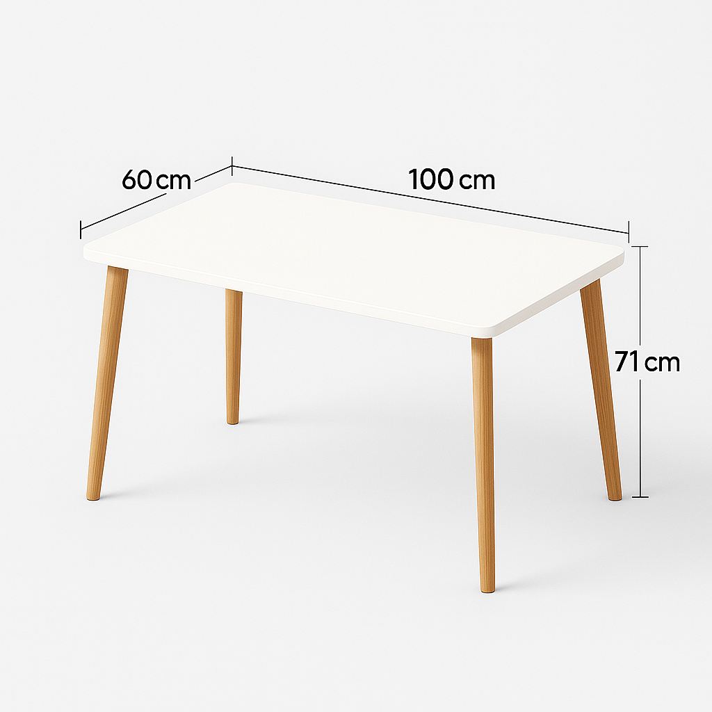 Escritorio Nórdico Moderno – Compacto, Estable y Perfecto para Estudio-2