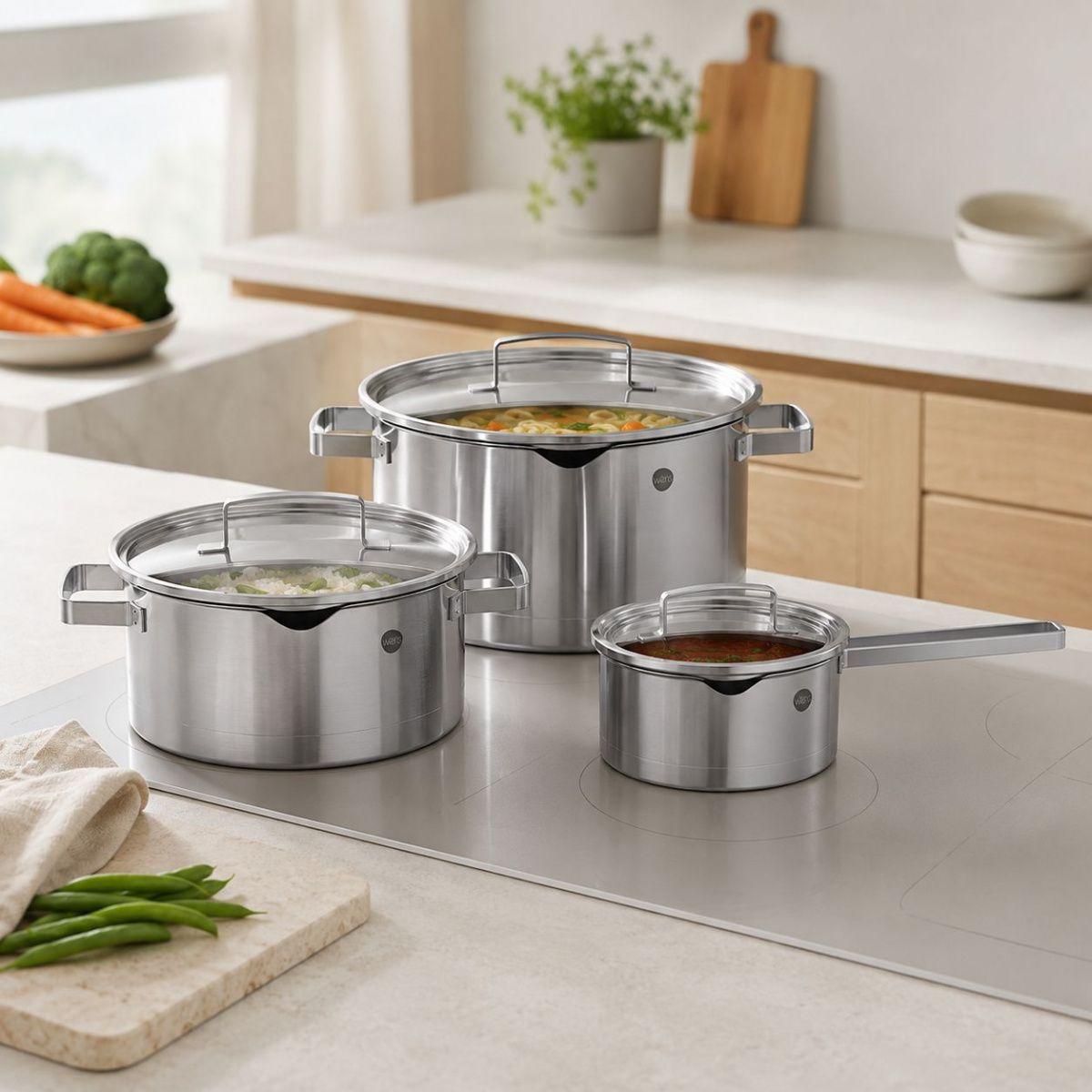 Batería de Cocina Wens 6 Piezas Serie 500 Set de Ollas-2