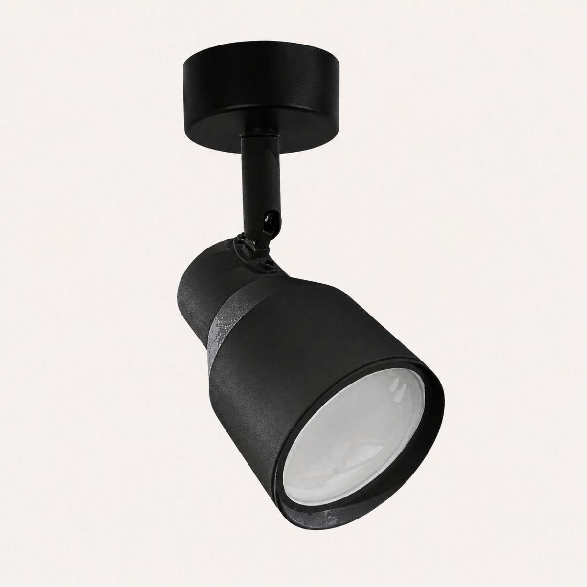 Aplique Negro Sobrepuesto GU10 Modelo Híades-2