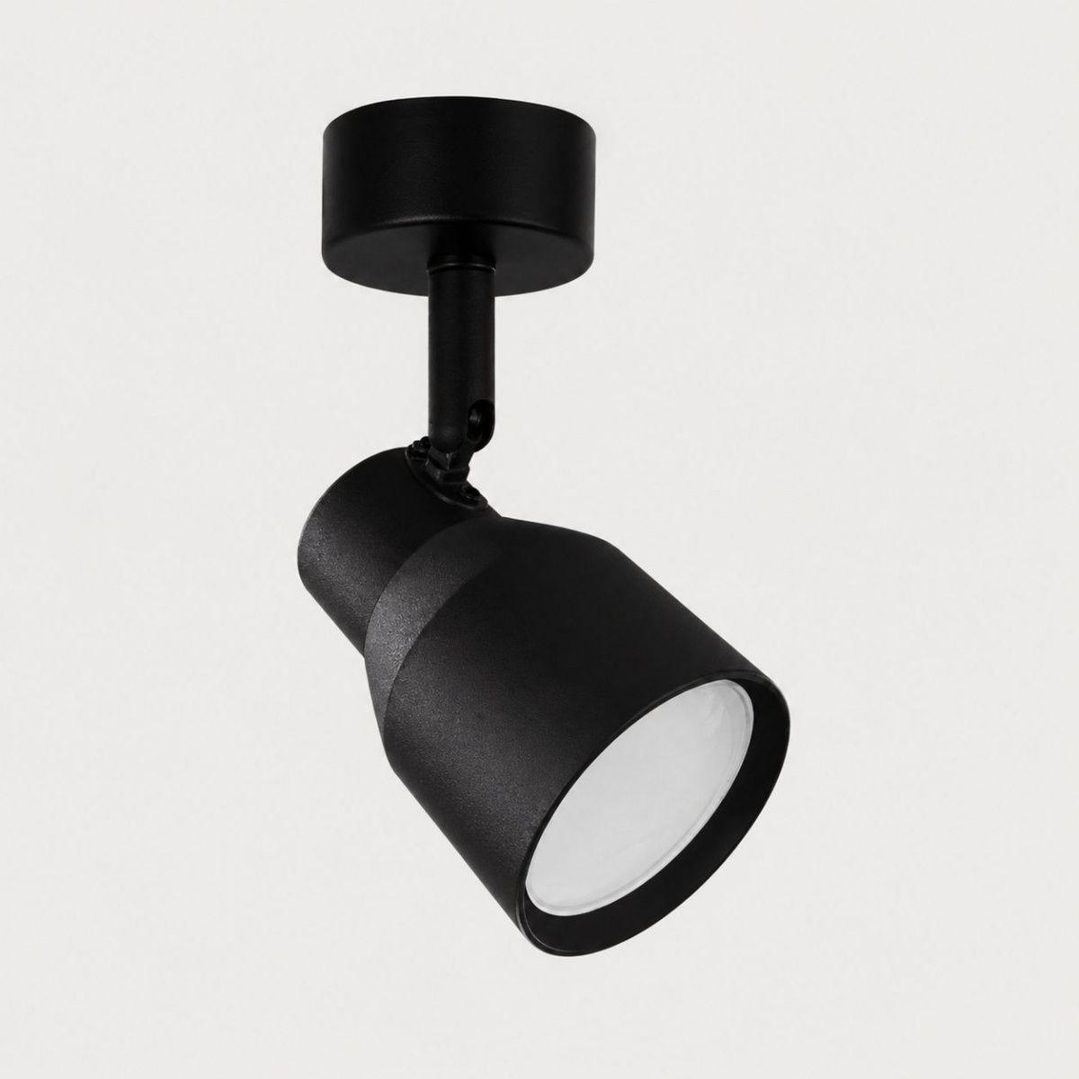 Aplique Negro Sobrepuesto GU10 Modelo Híades-3