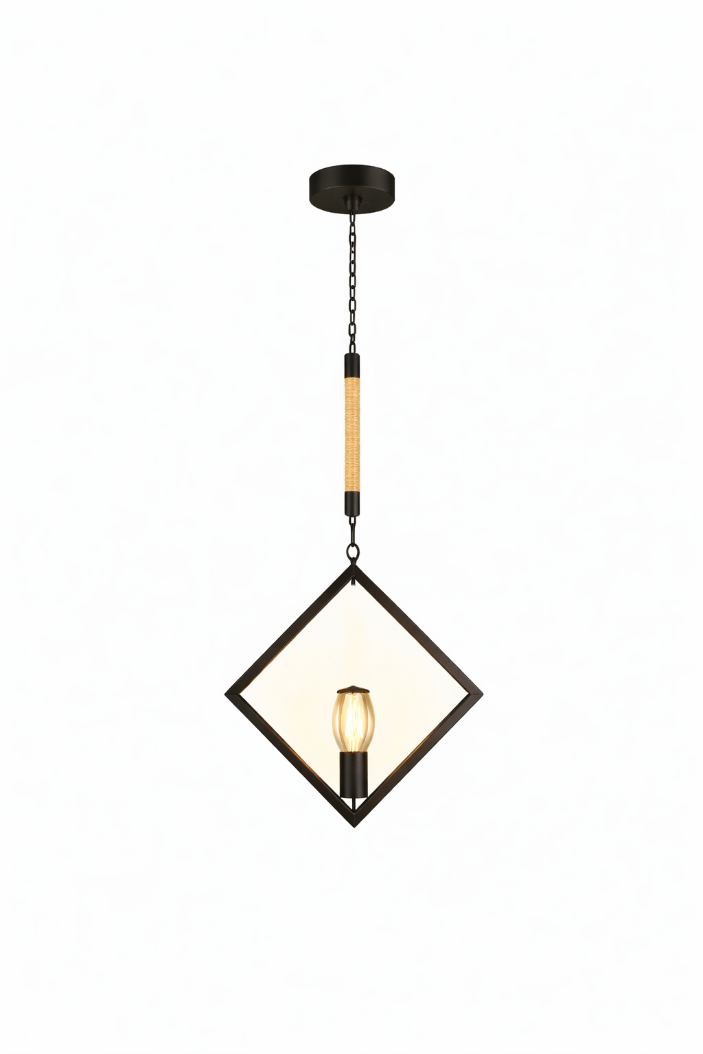 Colgante Techo Kraz II Negro Estilo Industrial Moderno E27 (hasta 40W)-3