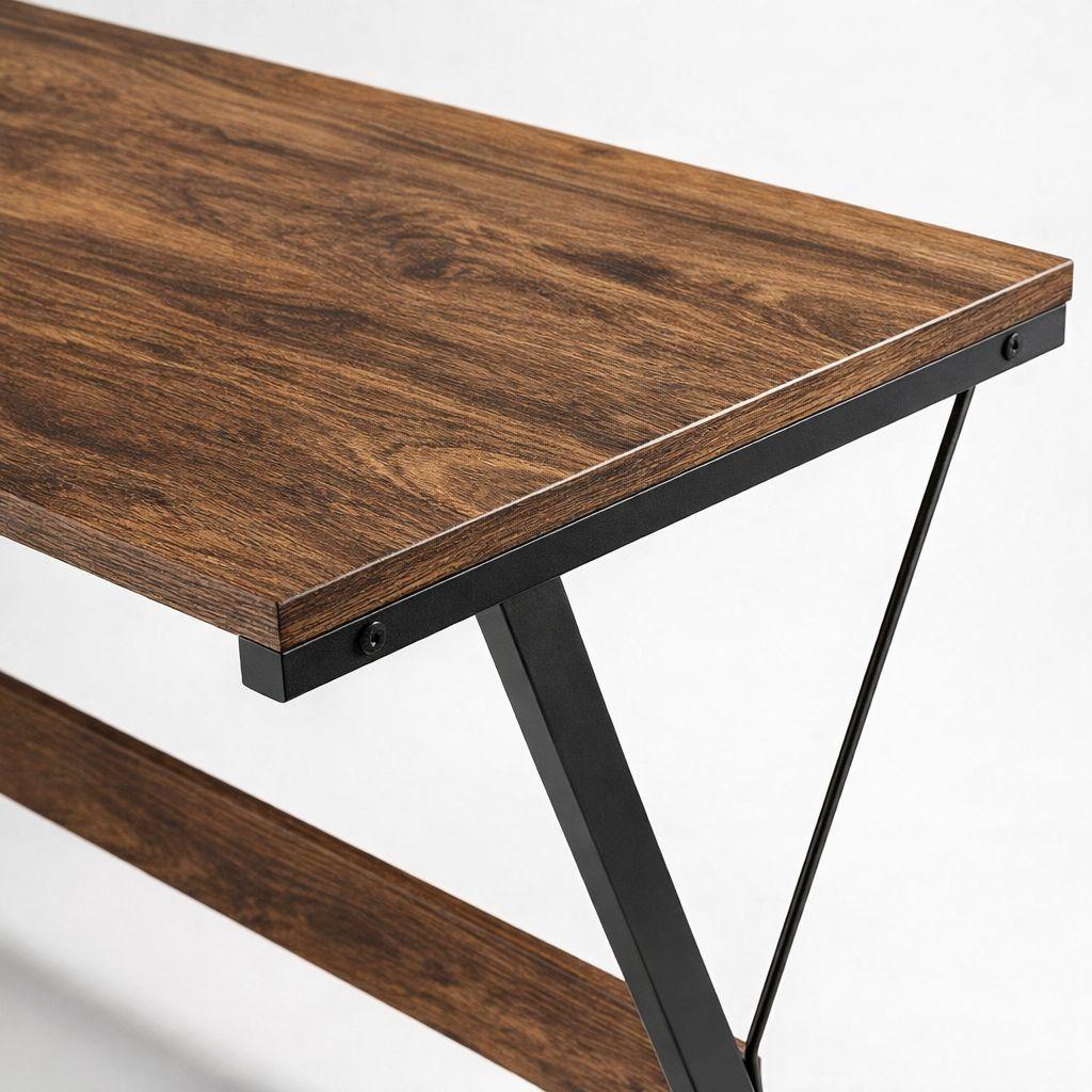 Escritorio Esquinero Madera En L Para Home Office-2