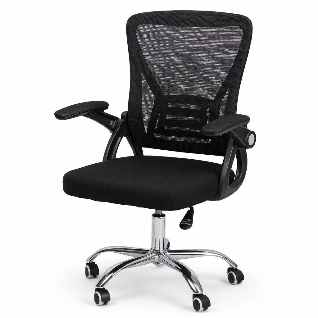 Silla Oficina Ergonomica Negra Mesh Altura Regulable-5