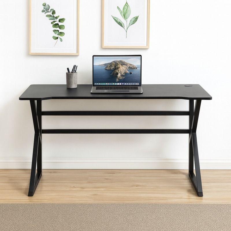 Escritorio Gamer Black Fx Para Pc Amplio Diseño Resistente -5