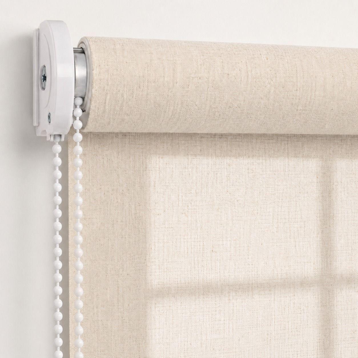 Cortina Roller Lino Aura 75x190 cm  para Ventanas Angostas Dormitorio u Oficina-1