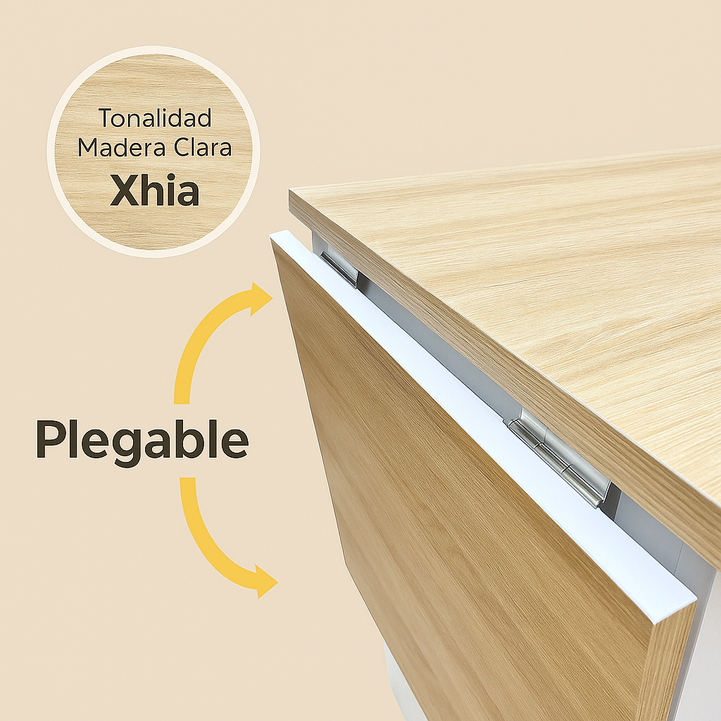 Mesa Organizador Minimalista Plegable Comedor Cocina Living-2