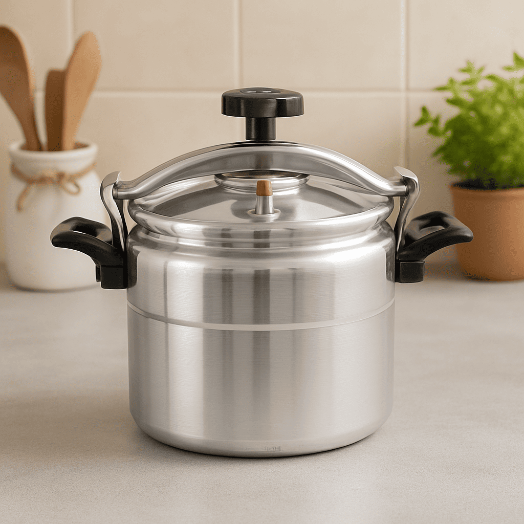 Olla a Presión Wens 10 Litros Aluminio Grueso 2,5 mm, Rápida y Segura-1