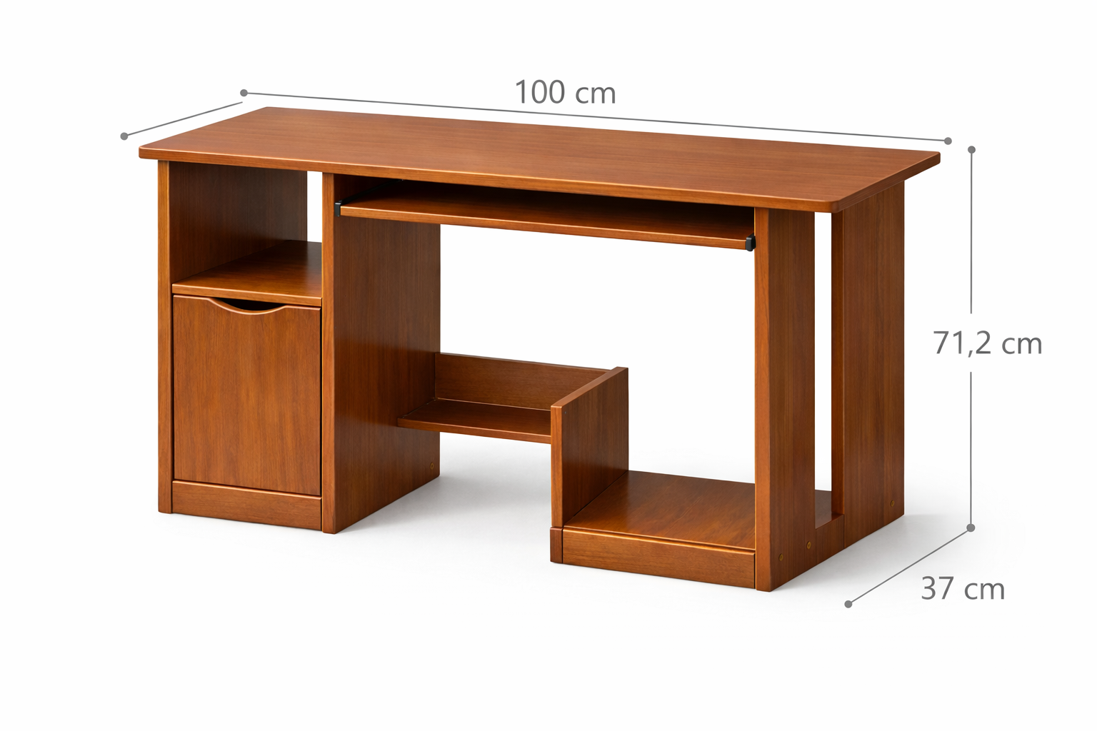 Escritorio Niño Estudio MDF Color Madera Classic 100×37-2