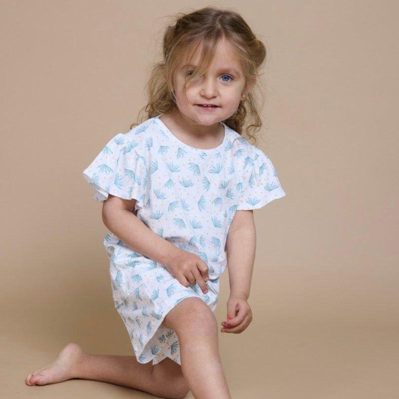 Pijama corto botánico niña-1