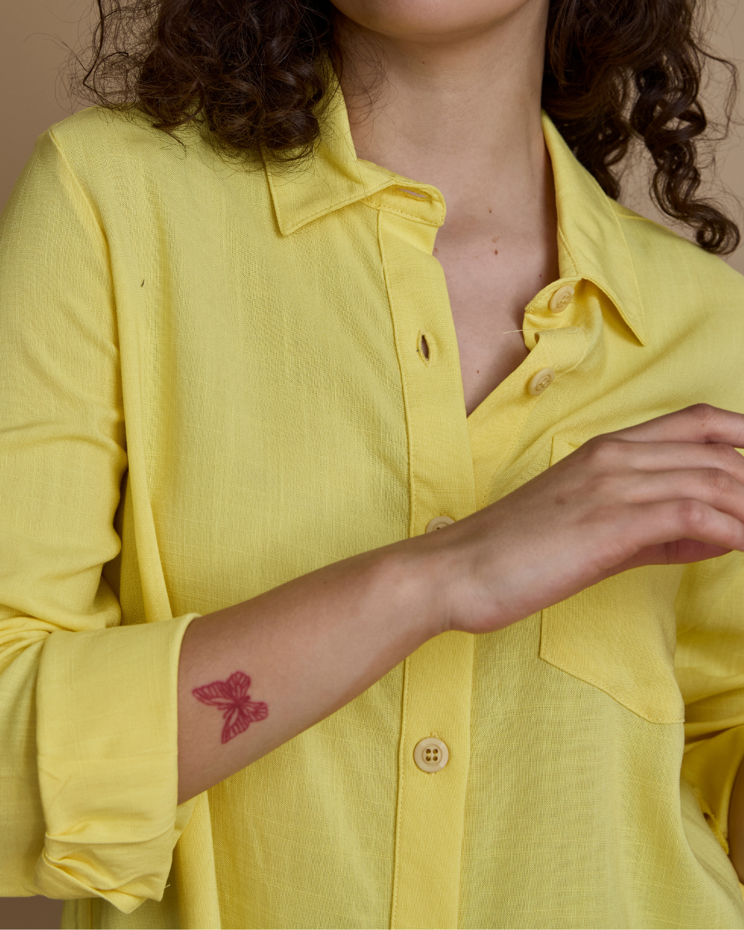 Blusa Solé amarillo pastel -2