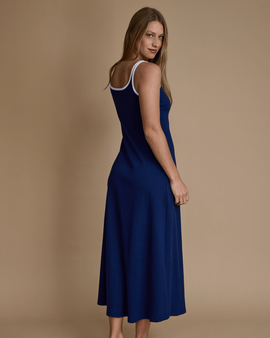 Vestido Clara azul navy-2