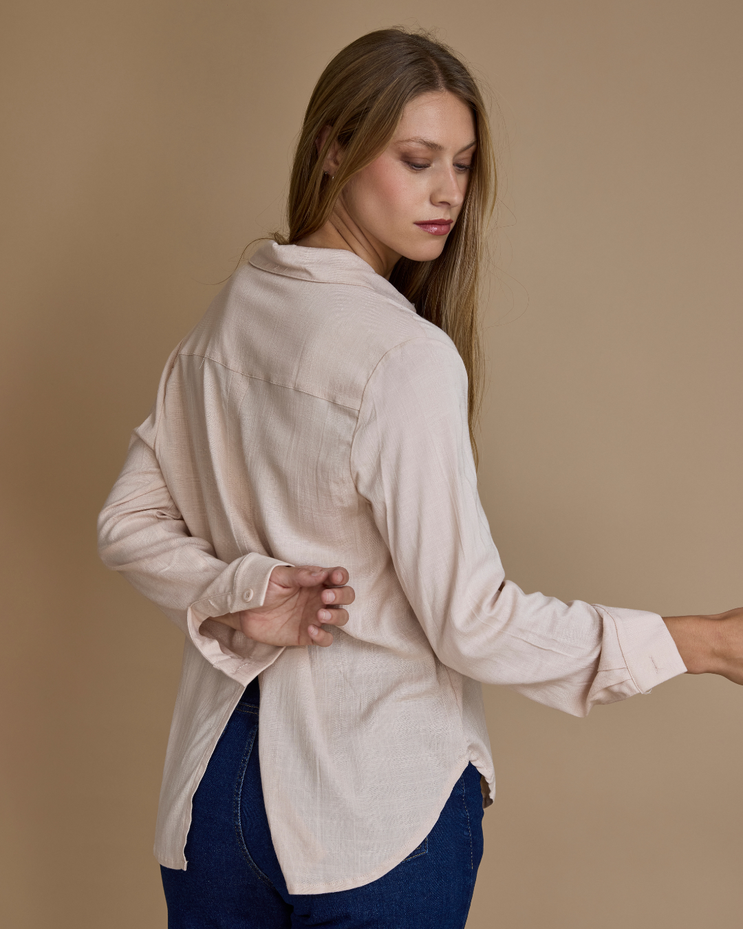Blusa Solé beige -1