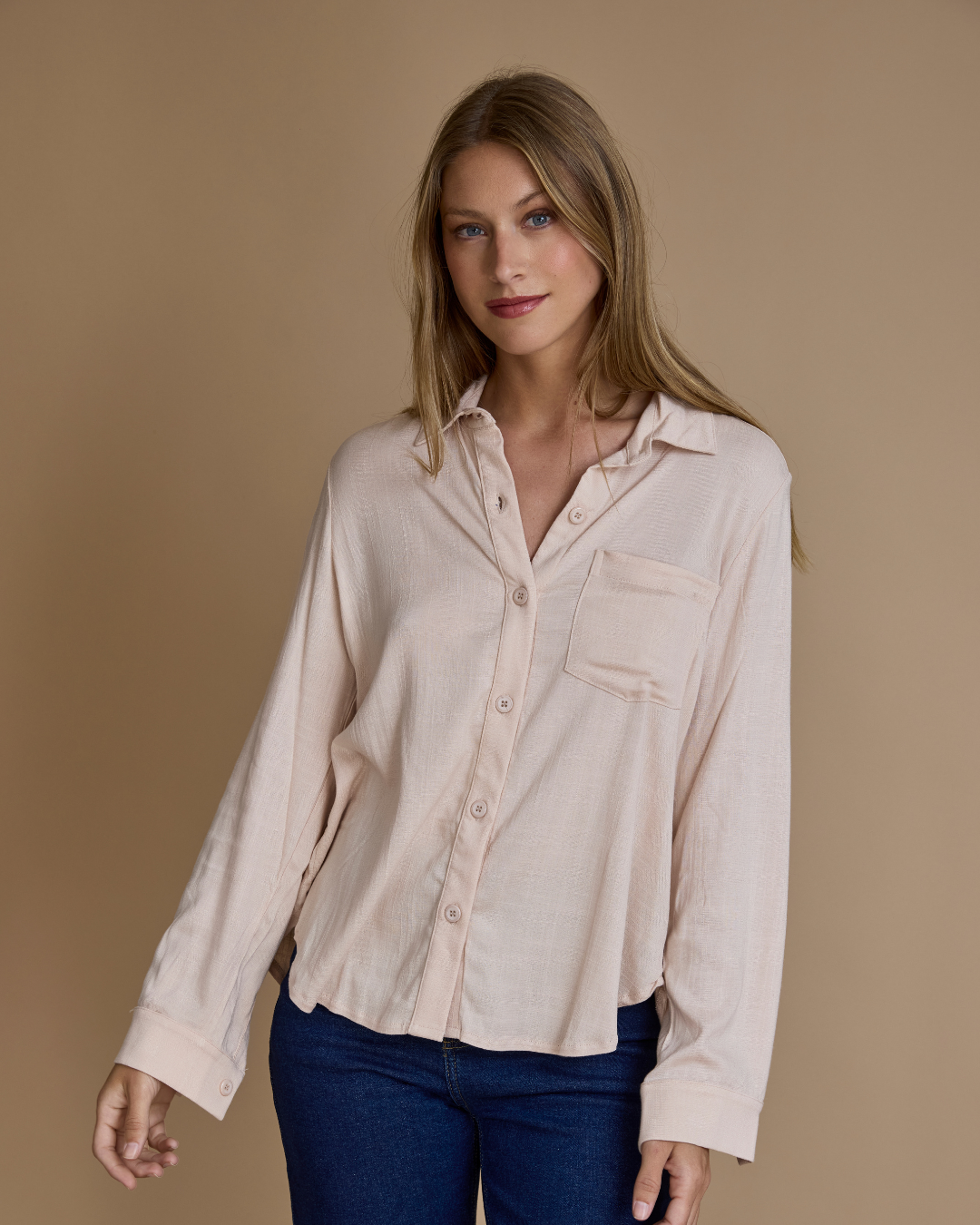 Blusa Solé beige -2
