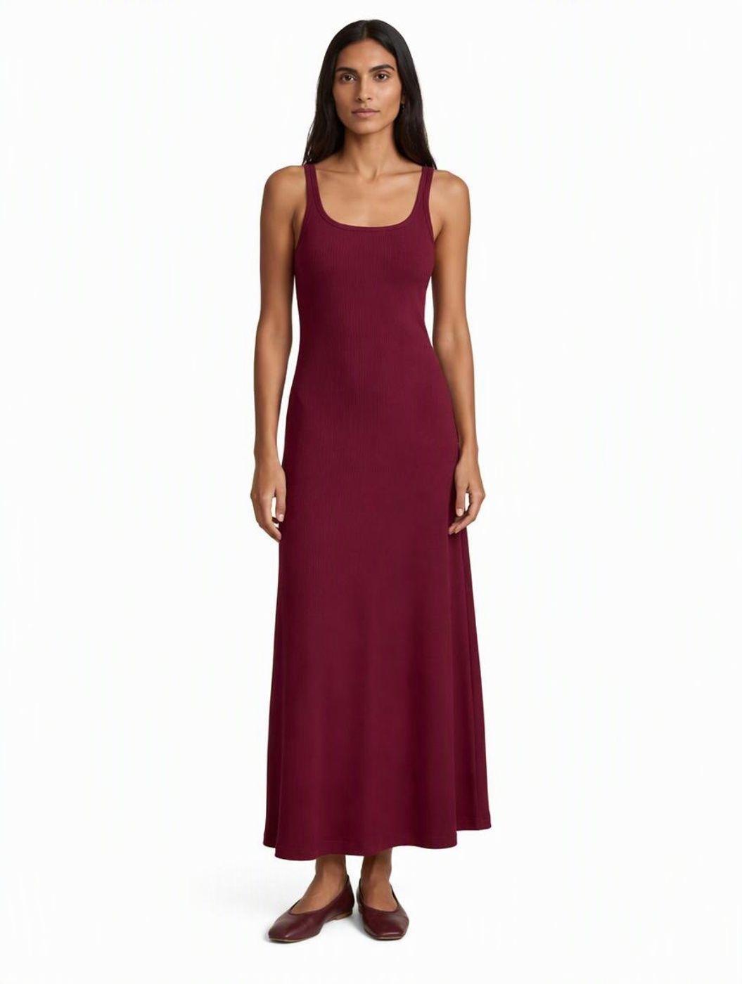 Vestido Clara burdeo-0